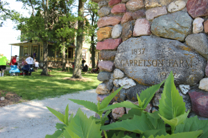 The entrance to East Grove Farms, ancestral home to the Garretson family.