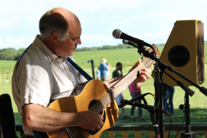 Live music accompanied East Grove Farms' grand opening festivities.